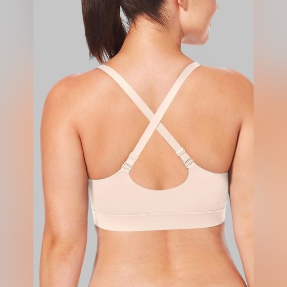 Tommy John Second Skin Triangle Bralette in Soft Pink Size XS fits cups D-DD NWT - Picture 2 of 11